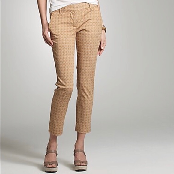 J. Crew Medallion Foulard Skimmer Pants - Picture 1 of 7